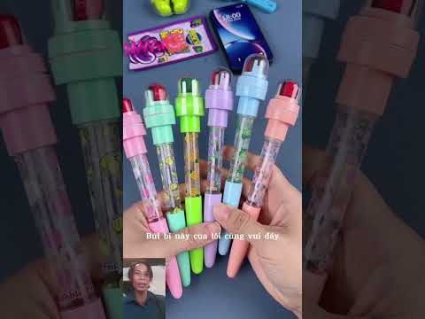 Các bạn thích bút thổi bong bóng hay là kẹo của cô ta?
