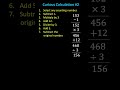 Curious Calculation Process Steps