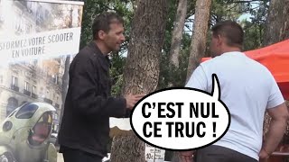 PRANK: il TRANSFORME les SCOOTERS en VOITURE