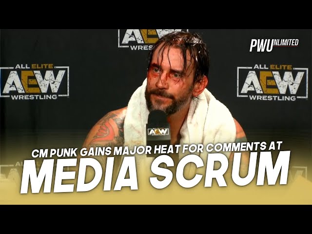 CM Punk Gain Major Heat After Comments Made In The AEW Media Scrum