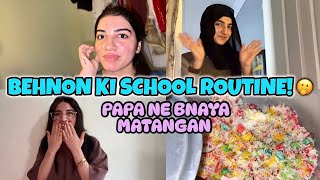 New Class First Day😍| School Routine After Holidays🫢| Papa Ne Bnaya Matangan😋| PK GIRLS 