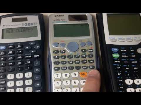 how to reset your calculator