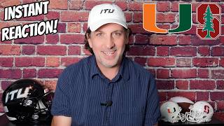 INSTANT REACTION to #7 Miami's Win at Stanford | Darian Mensah & Malachi Toney Shine