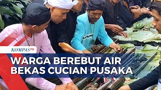 Warga Berebut Air Bekas Cucian Pusaka Keraton Talaga Manggung | BERITA UTAMA
