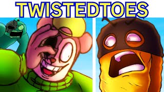 FNF TWISTEDTOES Official (Angus Vs Carl Nugget)  + Lyric Cutscene // THE END OF US AND YOU