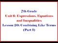Properties and Simplification of Expressions