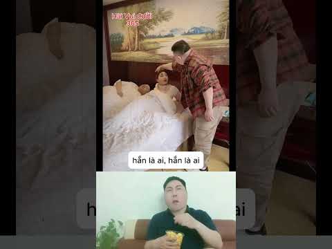 Tính troll vợ nhưng lại bị vợ bật lại #haihuoc #giaitri