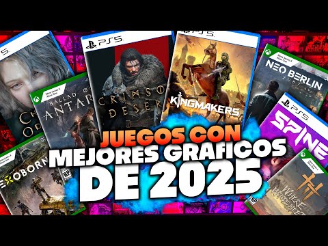 10 JUEGOS con GRÁFICOS INCREÍBLES que llegan en 2025  🔥 PS5, Xbox Series y PC