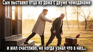 ПОШЕЛ ВОН! сын выгнал 60-летнего отца из дома с 2 чемоданами. А когда узнал, ЧТО в них, то онемел...