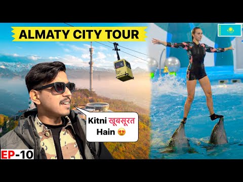 A Journey Through Kazakhstan’s Cultural Gem | Almaty City Tour | अल्माटी शहर की खूबसूरती देखिए