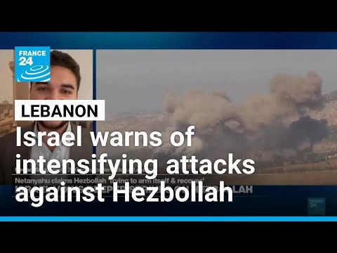 YouTube video thumbnail: Israel Warns of Intensifying Attacks Against Hezbollah