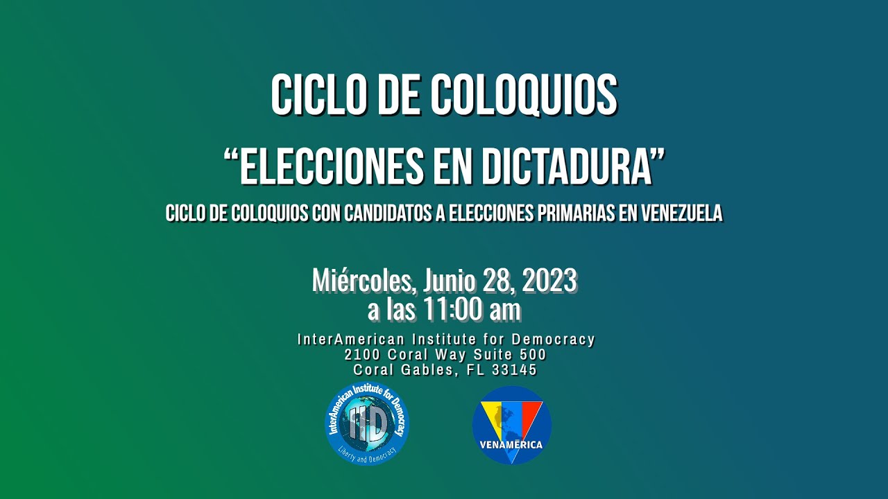 Ciclo de coloquios "Elecciones en dictadura"