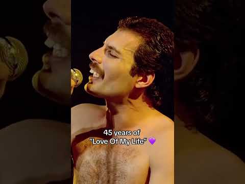 45 years of our eyes sweating every time we hear this song 🥺 👑 #loveofmylife #queen #shorts