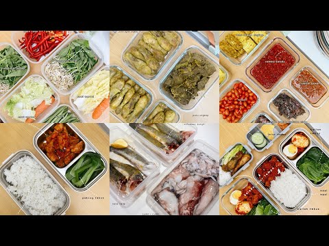 FOOD PREP, STOK LAUK, STOK SAMBEL, STOK SAYUR, SET BEKAL, MASAKAN HARIAN, MEAL PREP,BELANJA MINGGUAN