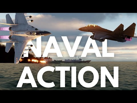 Indian Navy's Mig-29K on Antiship Mission | DCS World | Mig29K |