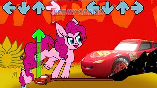FNF My Little Pony vs Pibby McQueen Sings Chasing | FNF Mods