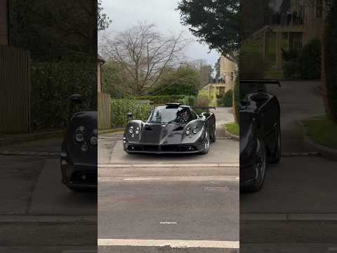 £5million NEW Pagani Zonda Attack drives on public roads for the first time! #pagani #zonda #v12