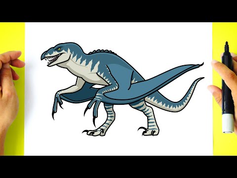 Como DESENHAR o MUTADON - Cómo DIBUJAR a MUTADON - Mutadon Drawing - Jurassic World Rebirth