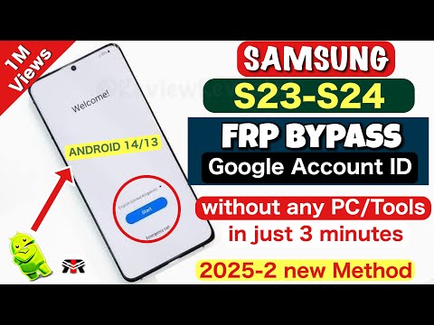 FRP BYPASS 2025 !! Samsung Galaxy S22 FRP Bypass Unlock Android 13/14/12 Latest Update 2025