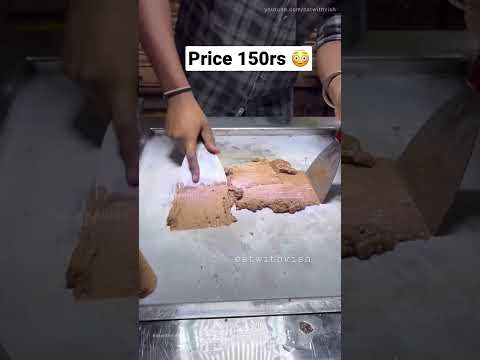Cornetto Ice Cream Roll Making 😳😍 #streetfood #eatwithvish #shorts
