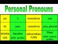 Exploring Spanish Personal Pronouns