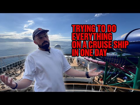 Doing Every Activity on a Cruise Ship in Just ONE Day | Average Jake