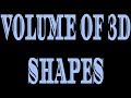 Volume and Area Calculations