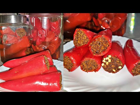 Homemade Village Style Mirchi Achaar | Mirchi Ka Achaar Banane ka Tareeka | My Kitchen My Dish