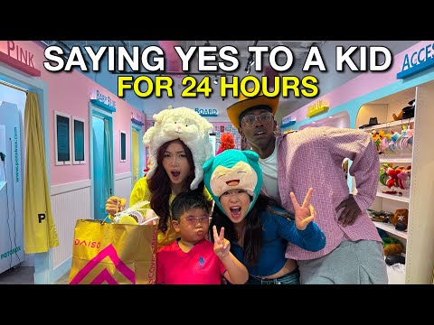 Saying YES to a 6 YEAR OLD for 24 HOURS