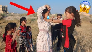 عصابه من البنات تقطع الطريق على بنت اخوي شوفو شنو صار🙀