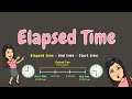 Calculating Elapsed Time Concepts