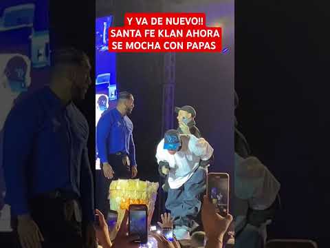 #santafeklan compra papas a vendedor en pleno concierto y esto pasó!! #chisme #videoviral #shorts