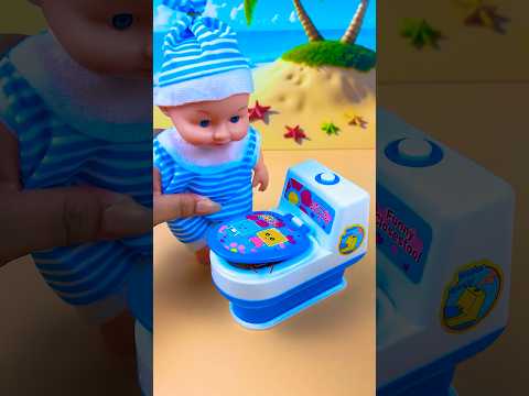 Satisfying With Unboxing Miniature Boy and Cleaning Set Toys, ASMR Videos #61 #toys #shorts