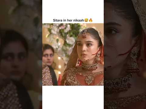 Sitara in her Nikah vs Sitara in Her Walima🔥😂 #shortvideo #shorts #showbiz