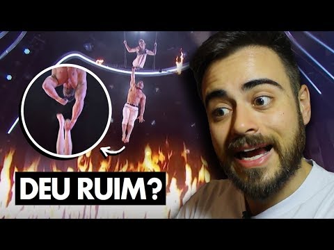 DEU RUIM? ACROBATA DESPENCA AO VIVO + ACIDENTES BIZARROS