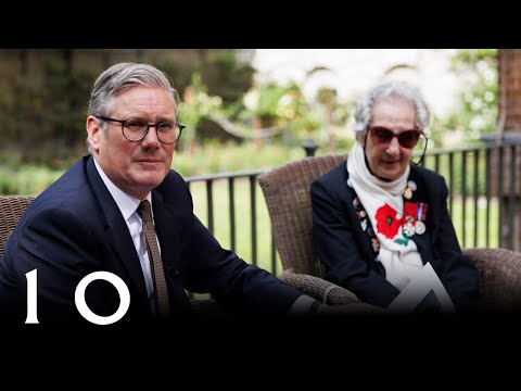 D-Day Heroes journey to 10 Downing Street hosted by Keir Starmer