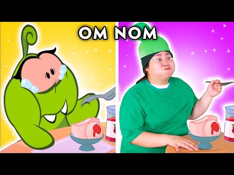 FUNNIEST COMPILATION OF SUPER OM NOM! | Parody of Om Nom's Story (Cut The Rope)! | Woa Parody