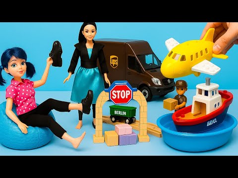 Marinette yurtdışından sipariş veriyor! Çocuklar için alışveriş oyunları