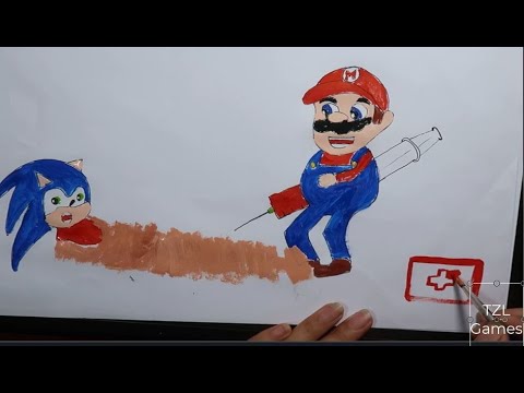 Easy to Draw Sonic Super Mario TZL Games