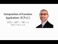Understanding Composition of Functions and Bacteria Growth