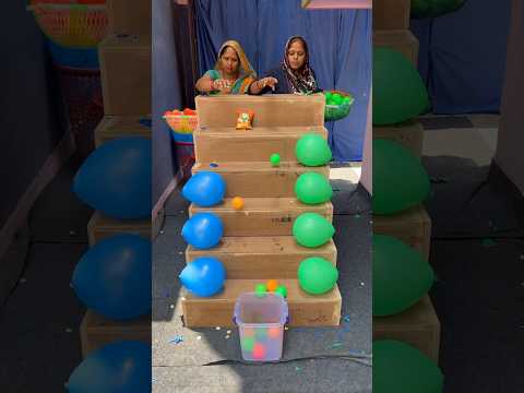 Next level Ball rolling Challenge balloon Pop #shorts #challange