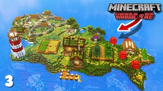 J'ai passé 50 HEURES à transformé mon île déserte sur Minecraft Hardcore..