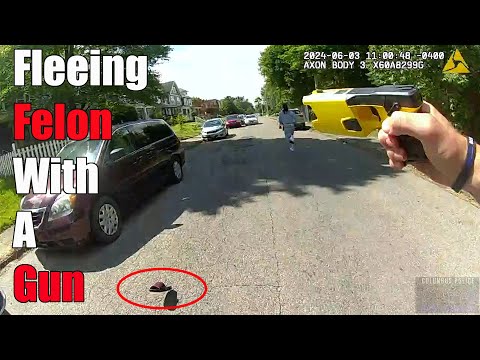 Felon Takes off with a Gun in his Waistband...