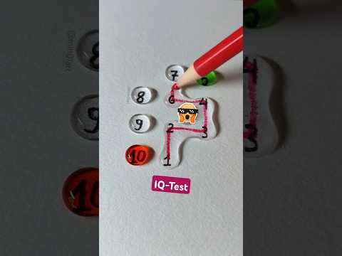 Vẽ một đường nối số từ 1 đến 10 #drawing #line #maths #quiz #shorts
