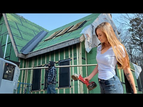 Cutting Into Our Roof & Starting Siding | Buttoning Up Before Snow Returns