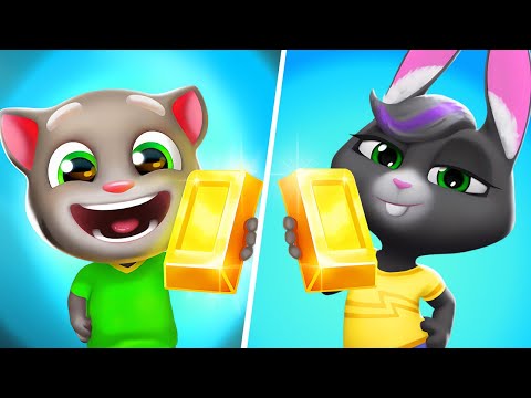 Talking Tom VS Talking Becca - Tom Gold Run New Update, Tom Gameplay, Talking Tom Gold Run Game