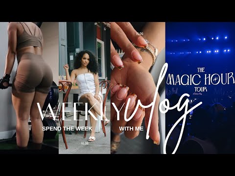 WEEKLY VLOG | NAILS, GYM, FACIAL, WAXING, JHENE AIKO CONCERT, NYC!!!