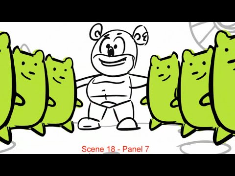 Gummibär - "I Want Candy" Original Animatic Video - Gummy Bear Animation