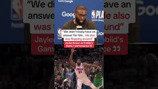 #jalenbrown #bostonceltics #76ers #nba