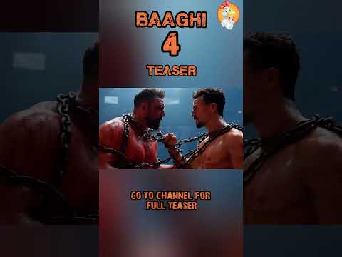 Baaghi 4 Teaser | Tiger shroff new movie 2025 | #trailer #shortfeed @tonitoonzkahaniyan